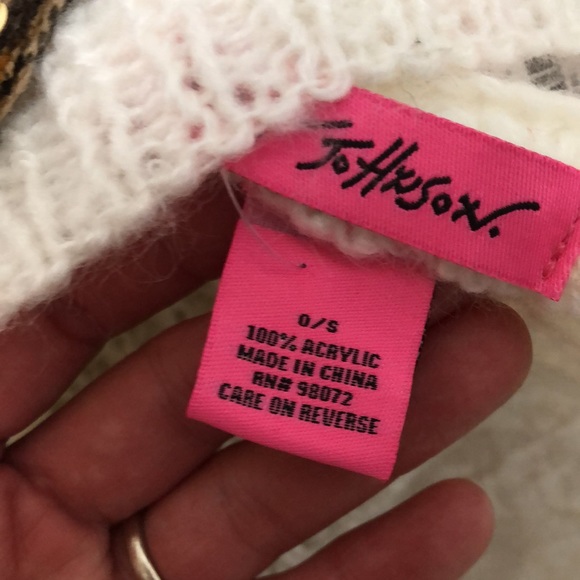 NWT Betsey Johnson Bow Infinity Scarf - Picture 5 of 6